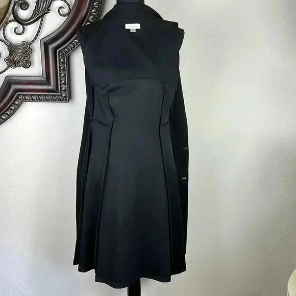 Calvin Klein Women’s Black Doubled Breasted Sleeveless Dress Size 10 Sleeveless - Picture 11 of 13